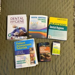 Bundle of Dental Hygiene books